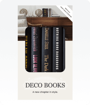 DECO BOOKS boxed set of "Study in Noir"
