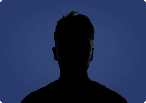 A silhouette of a person