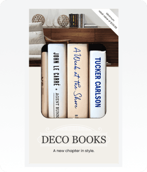 DECO BOOKS boxed set of "Shades of Ivory"