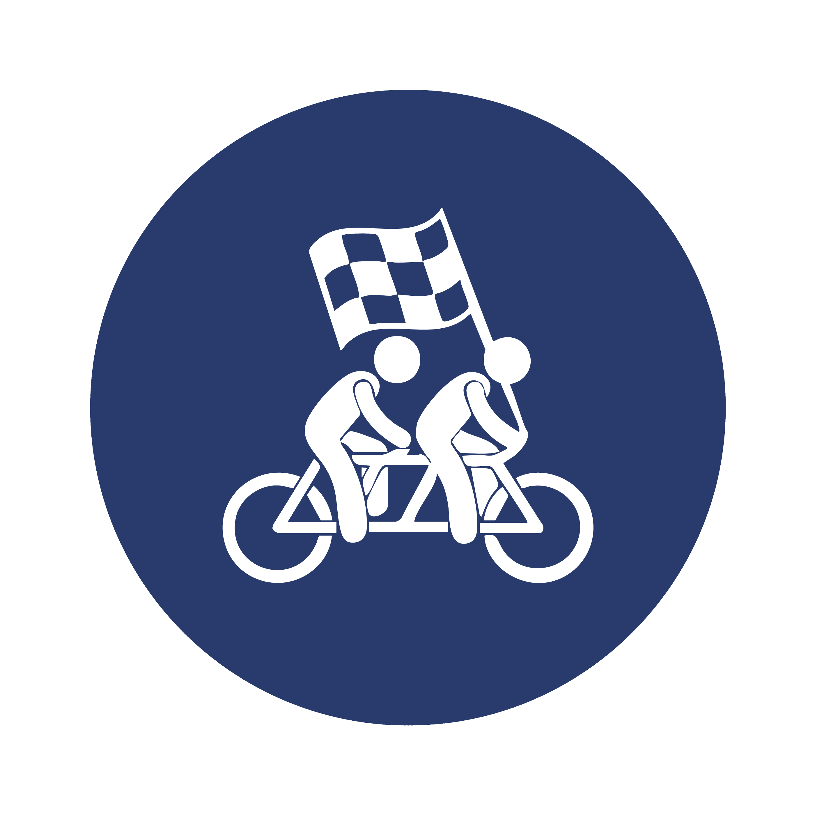 "Ride Together. Win Together." company Core Value icon