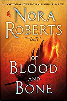 Book cover of "Of Blood and Bone" by Nora Roberts.